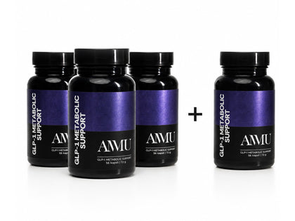 AMMU Balíček GLP-1 Metabolic Support – měsíční kúra 3+1